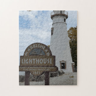 Marblehead Lighthouse created on a  Jigsaw Puzzle
