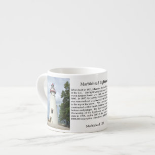 Marblehead Lighthouse history espresso mug