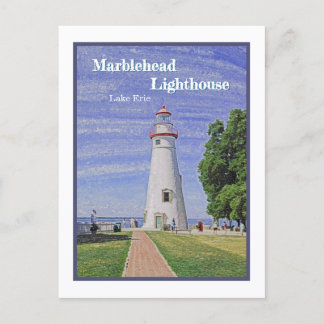 Marblehead Lighthouse/Lake Erie Postcard