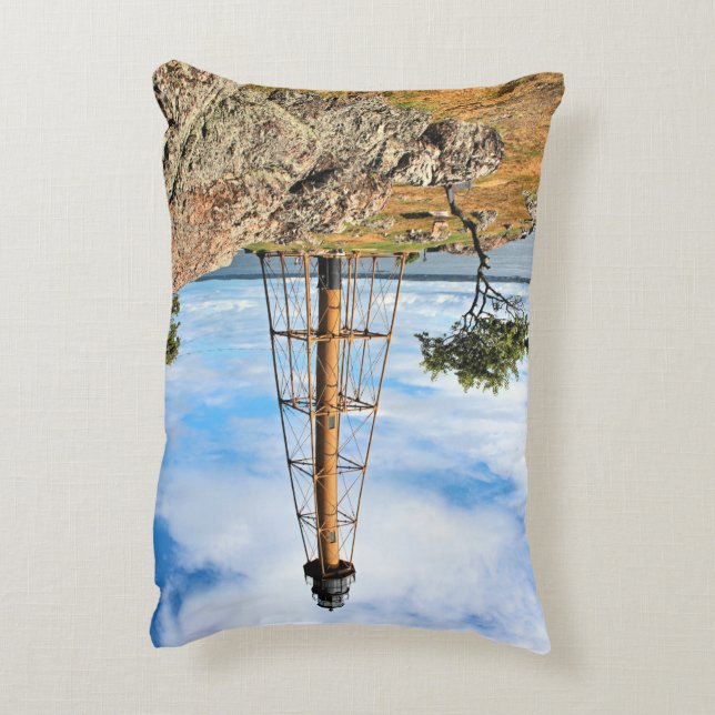 Marblehead Lighthouse, Massachusetts Accent Pillow (Back(Vertical))