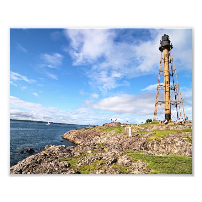 Marblehead Lighthouse, Massachusetts Photo Print (Front)
