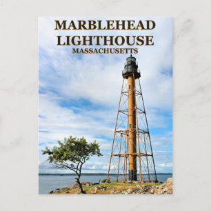 Marblehead Lighthouse, Massachusetts Postcard