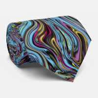 Marbleised Swirls of Black Yellow Pink Blue Colour