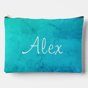 Marbleous Madero Alluring Aqua Accessory Pouch