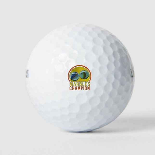 Marbles Champion Golf Balls (Front)