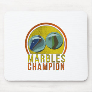 Marbles Champion Mouse Pad