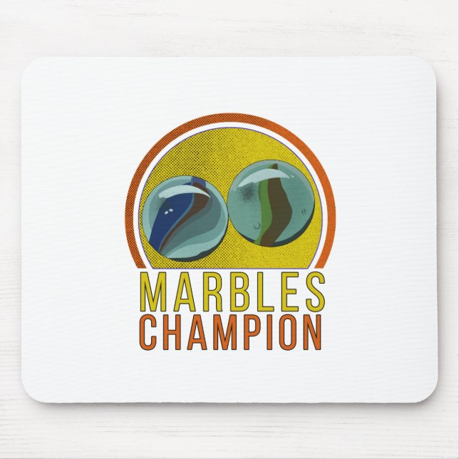 Marbles Champion Mouse Pad (Front)