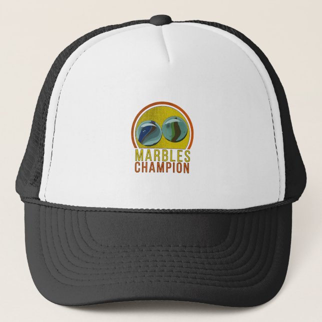 Marbles Champion Trucker Hat (Front)