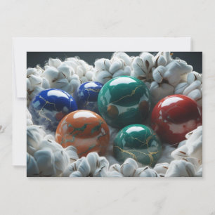 Marbles In Cotton Invitation