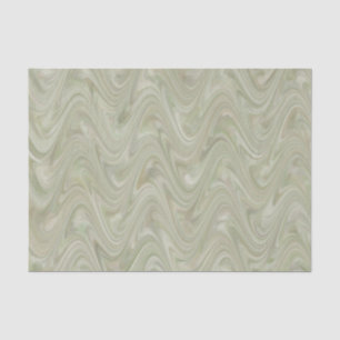 Marbling Green Pattern Tissue Paper
