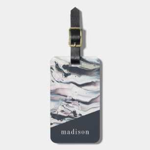 Marbling V Crop Luggage Tag