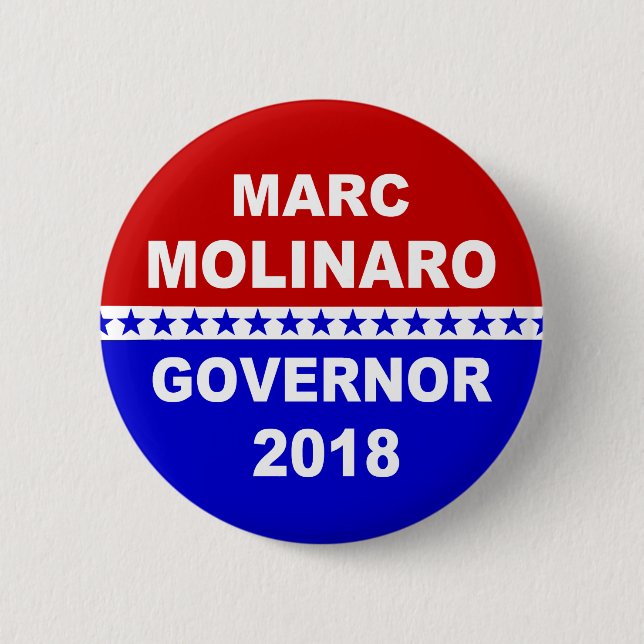 Marc Molinaro Governor New York 2018 6 Cm Round Badge (Front)