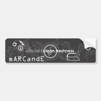 mARCandE bumper sticker