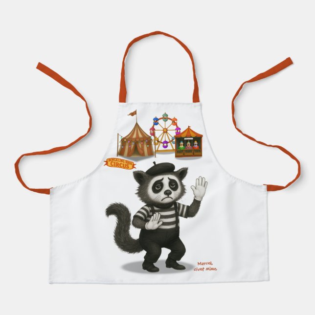 Marcel, civet mime apron (Front)