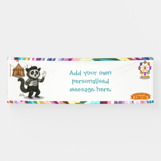Marcel, civet mime banner (Horizontal)