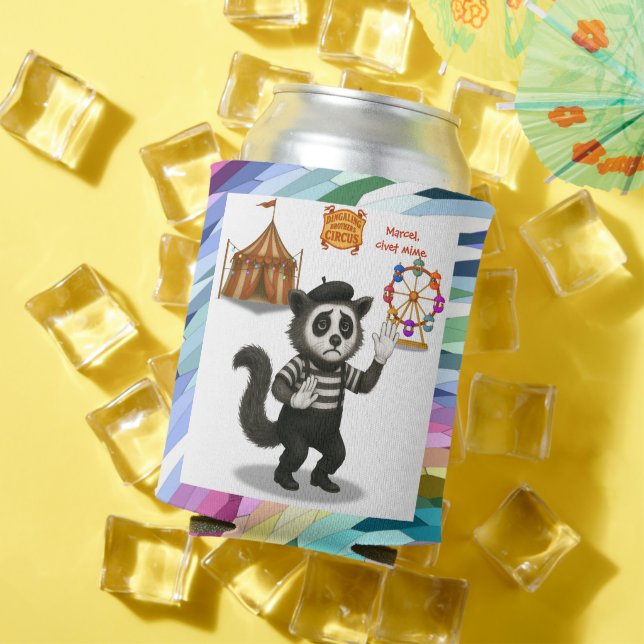 Marcel, civet mime can cooler (In Situ Summer)