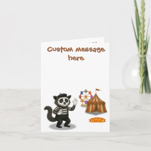 Marcel, civet mime card