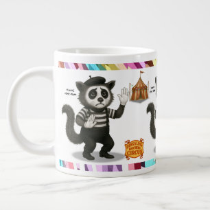 Marcel, civet mime large coffee mug