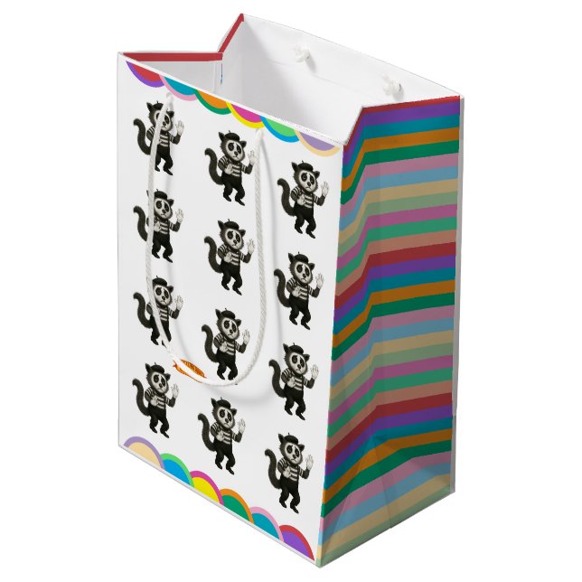 Marcel, civet mime medium gift bag (Back Angled)