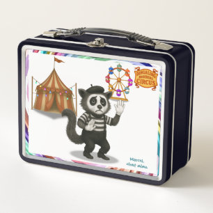 Marcel, civet mime metal lunch box