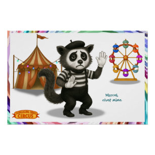 Marcel, civet mime poster