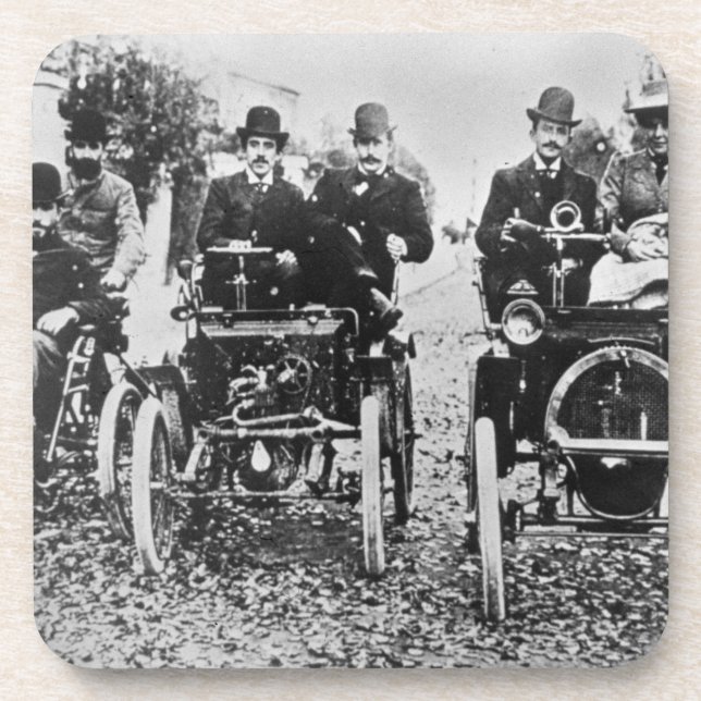 Marcel (d.1903) and Louis (1877-1944) Renault driv Coaster (Front)