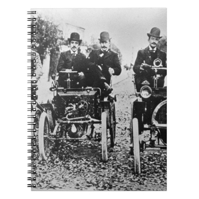 Marcel (d.1903) and Louis (1877-1944) Renault driv Notebook (Front)