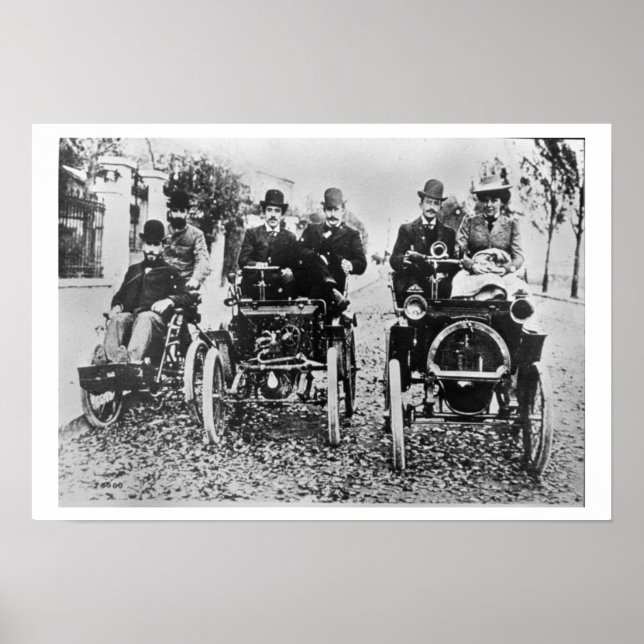 Marcel (d.1903) and Louis (1877-1944) Renault driv Poster (Front)