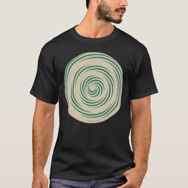 Marcel Duchamp Rotorelief GREEN T-Shirt (Front)