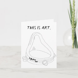 Marcel Duchamp's Fountain R.Mutt 1917 Invitation