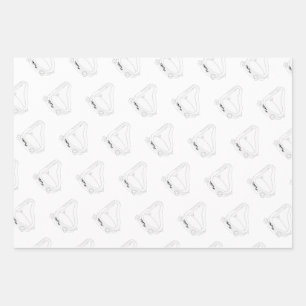 Marcel Duchamp's Fountain R.Mutt 1917 Wrapping Paper Sheet
