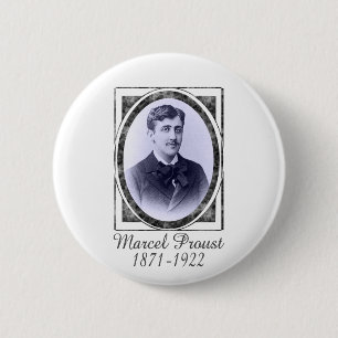 Marcel Proust 6 Cm Round Badge