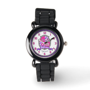 Marcela girls name meaning letter M unicorn pink Watch