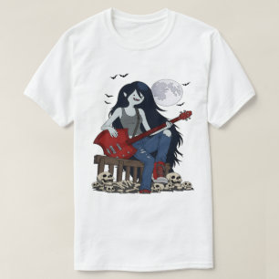 Marceline Adventure Time Vampire Queen Gothic Bass T-Shirt