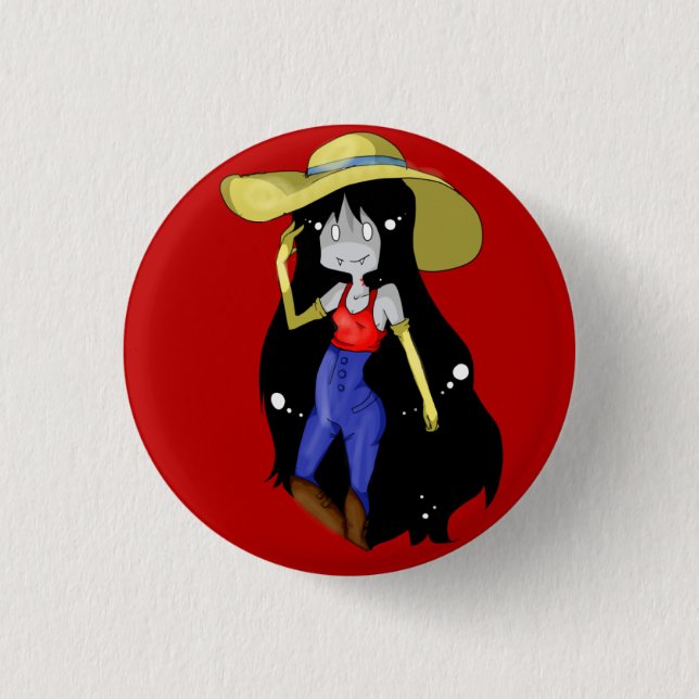 marcelinebutton.png 3 cm round badge (Front)