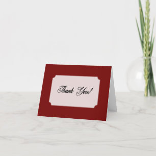 Marcella  Thank You Card Blank Inside