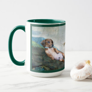 Marcello the creation of dog 15 oz Art Mug