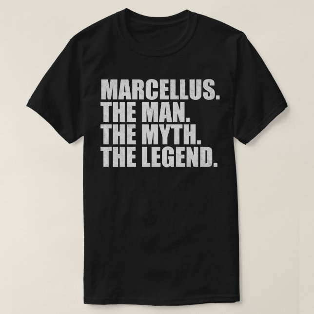 MarcellusMarcellus Name Marcellus given name T-Shirt (Design Front)
