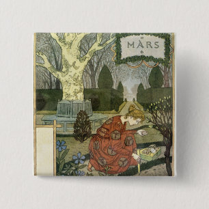 March 15 Cm Square Badge