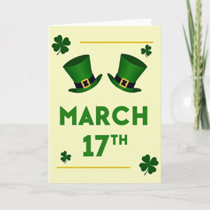 March 17Th St Patricks Day Card
