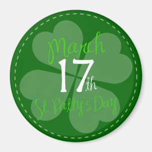 March 17th St. Patty's Day Celebration Magnet