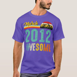 March 2012 Birthday Gift Shirt Vintage March 2012