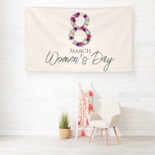 March 8 International Woman's Day      Banner