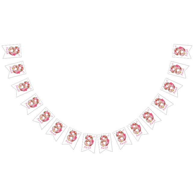 March 8th International Women's Day  Bunting (All)