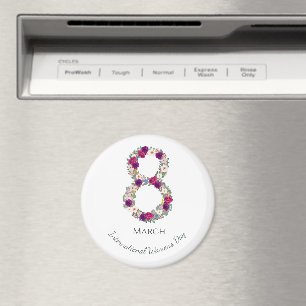 March 8th International Women's Day Magnet