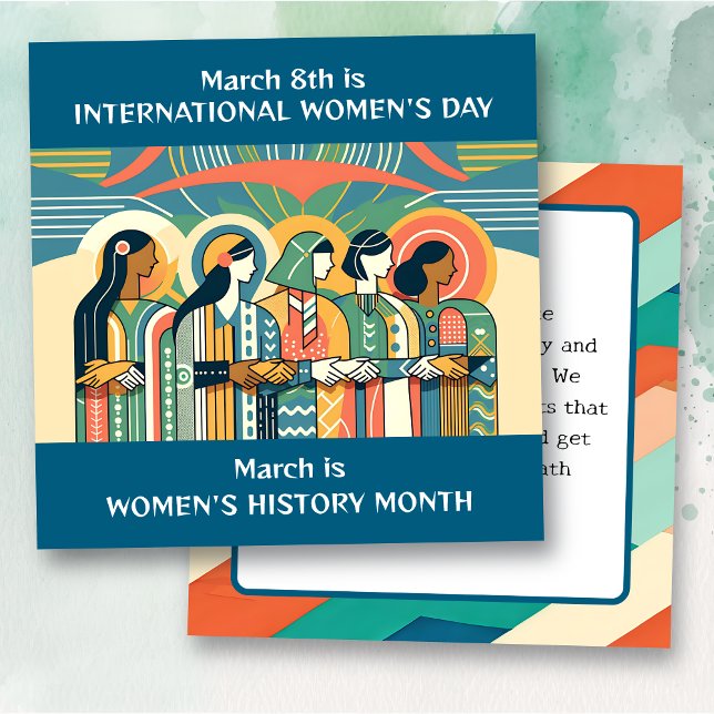 March 8th is International Women's Day  Card (Creator Uploaded)