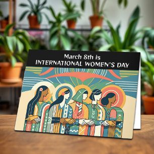 March 8th is International Women's Day  Card