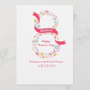 March 8th Women's Day Card