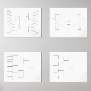 March Basketball 64 32 Team Bracket 16 8 Quadrant