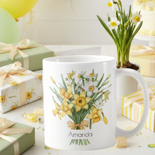 March Birth Flower Mug   Daffodils Mug